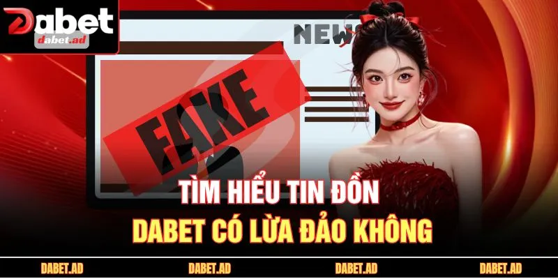 Tìm hiểu tin đồn DABET có lừa đảo không