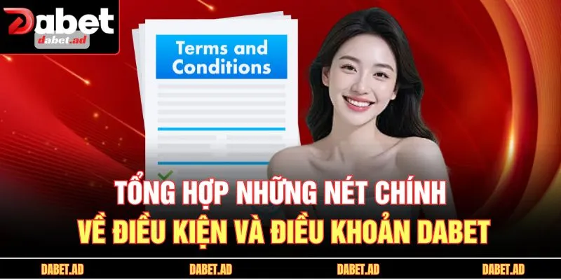 Tổng hợp những nét chính về điều kiện và điều khoản DABET 